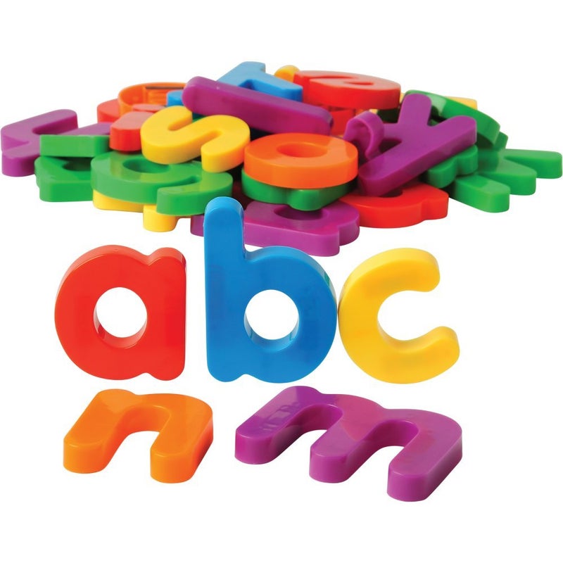 Constructive Playthings 40 pc. Set of 2 1/2" Giant Magnetic Lowercase Letters Including Extra Vowels and Selected Consonants for Ages 3 Years and Up - Image 3